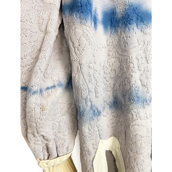 Free People Sunrise Polo Henley Pullover Sweater Lavender Tie Dye - Size S - Picture 9 of 9